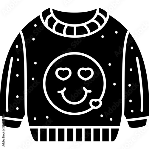Smile With Hearts Icon