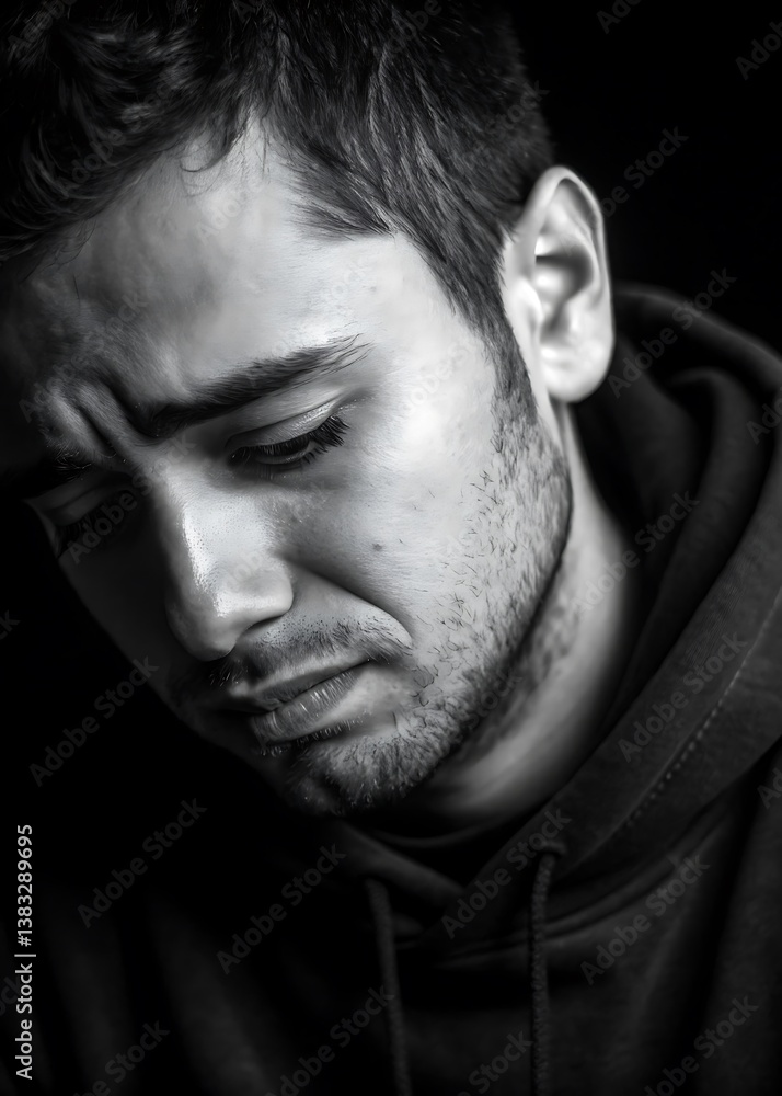 Fototapeta premium Depressed young man 