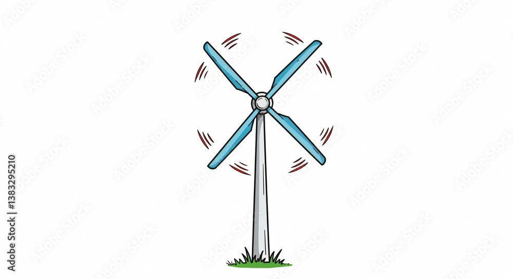 Rotating Windmill: A Symbol of Clean Energy Rotating Windmill: A Symbol of Clean Energy
