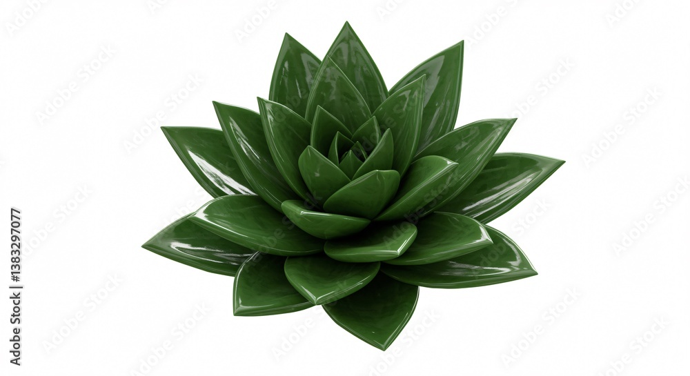 Stunning Green Succulent: A 3D Render of Nature's Beauty Stunning Green Succulent: A 3D Render of Nature's Beauty