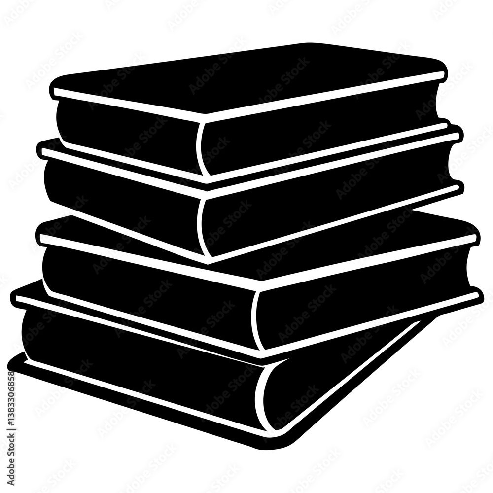 stack of books isolated stack of books isolated
