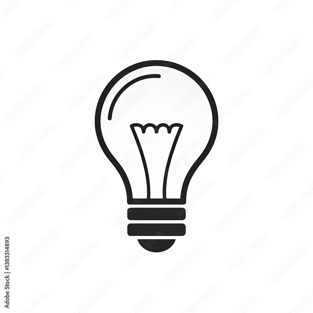 Obraz premium light bulb vector illustration
