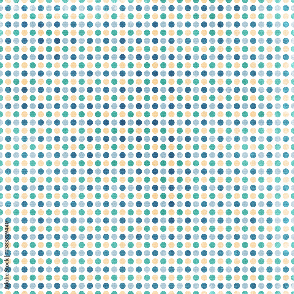 Polka dots striped design, white background, seamless repeat colorful dots pattern, gift wrap paper Polka dots striped design, white background, seamless repeat colorful dots pattern, gift wrap paper