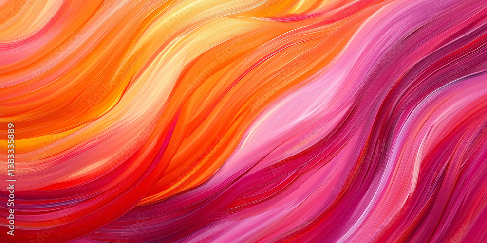Abstract waves of vibrant color create a mesmerizing, flowing artistic background. Abstract waves of vibrant color create a mesmerizing, flowing artistic background.