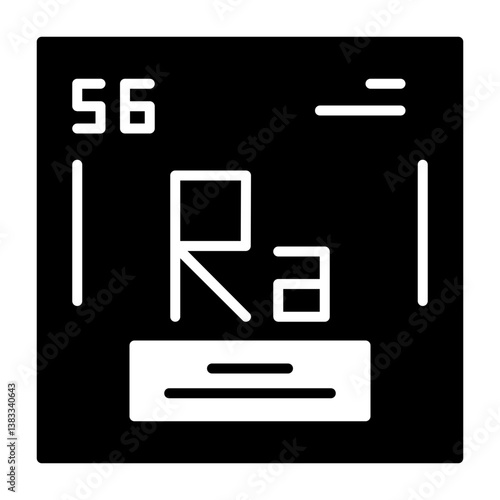 Radium Outline Style Icon