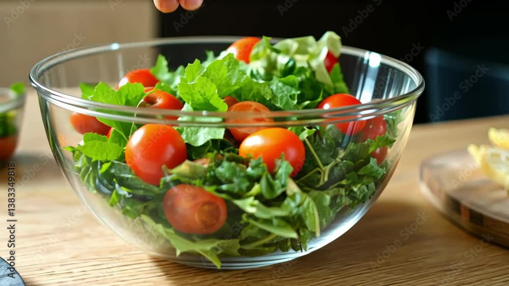Healthy Salad Preparation Fresh Greens and Tomatoes for Weight Loss Nutrition and Cooking Inspiration Healthy Salad Preparation Fresh Greens and Tomatoes for Weight Loss Nutrition and Cooking Inspiration
