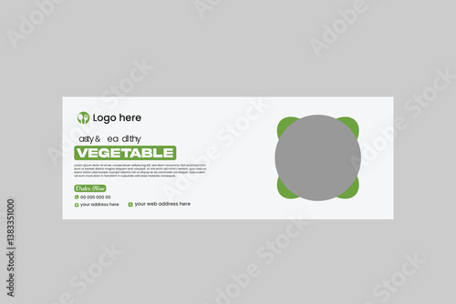 Restaurant Promotion Banner design, Facebook cover banner template