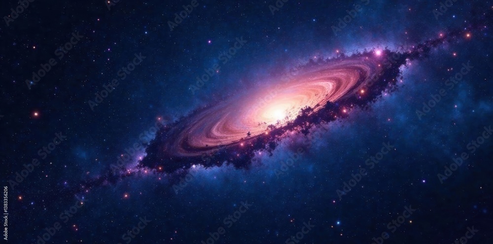 Dark space with stars and galaxy in the background, stars, dark background, galaxy Dark space with stars and galaxy in the background, stars, dark background, galaxy