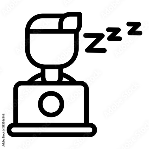 Sleepy Worker Icon