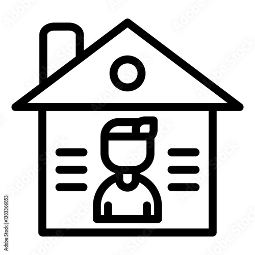 Working at Home Icon