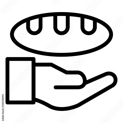 Bread Donation Icon