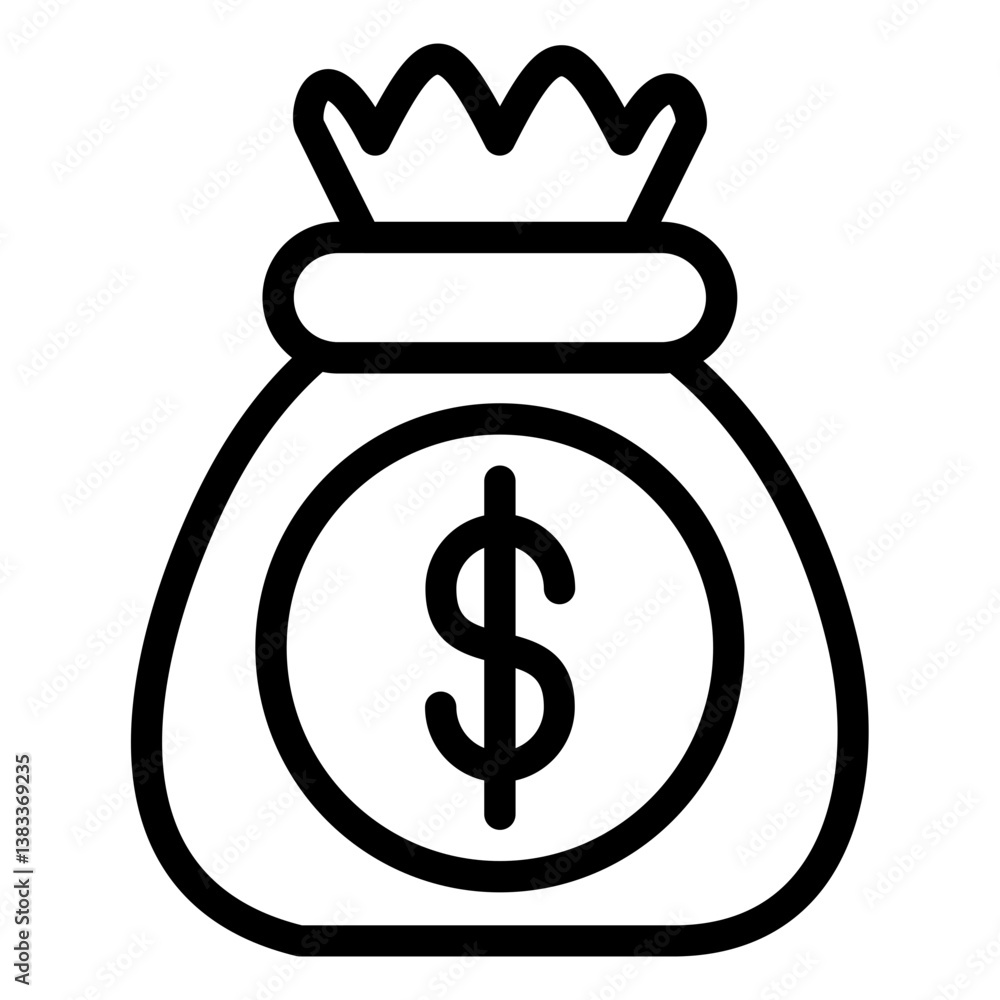 Money Bag Icon Money Bag Icon