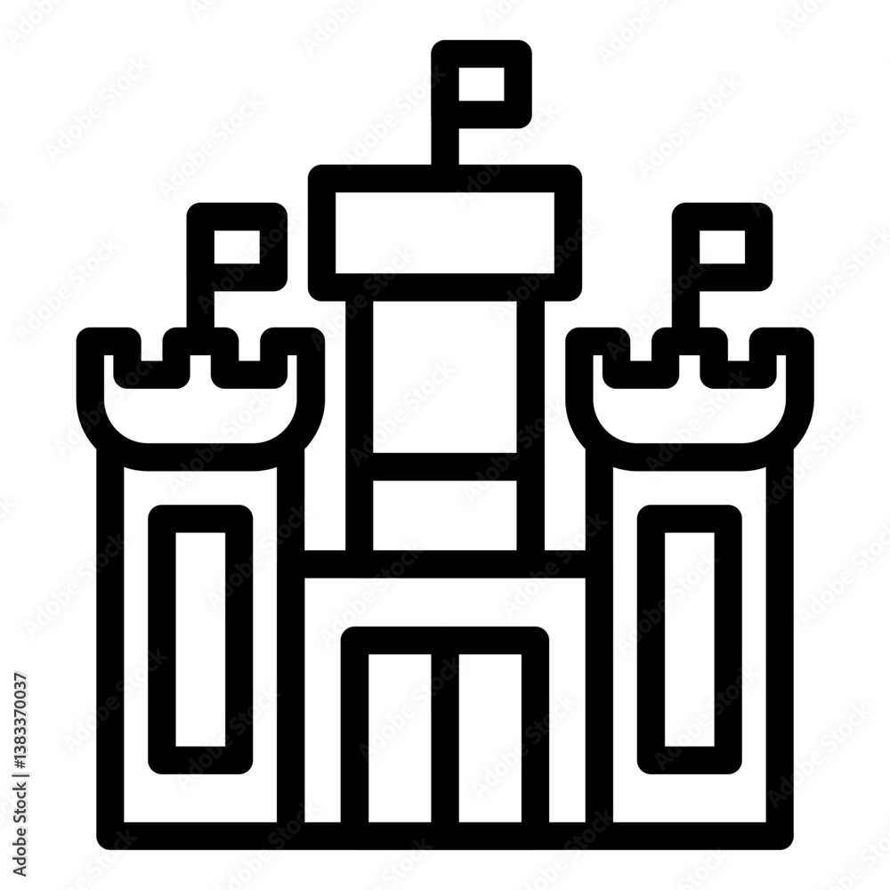 Obraz premium Fortress Icon