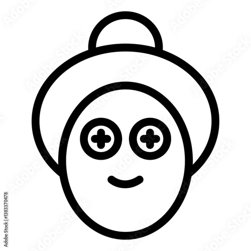 Spa Eye Treatment Icon