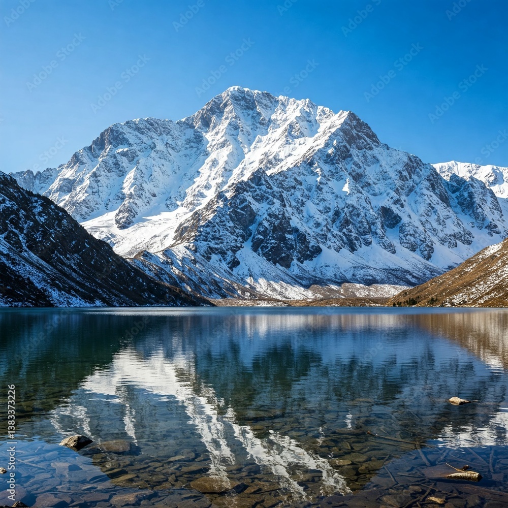 Obraz premium Pakistan natural beauty | northern areas of Pakistan | mountain and snow| glacier , natural beauty, nature 