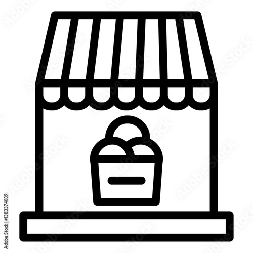 Ice Cream Parlor Icon