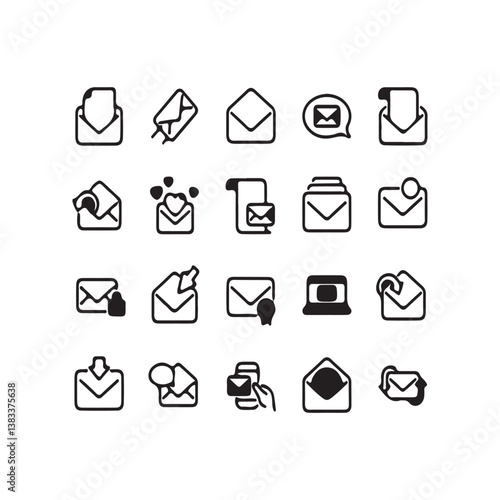 set of mail ico