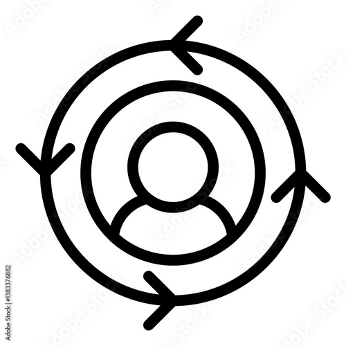 Customer Retention Icon