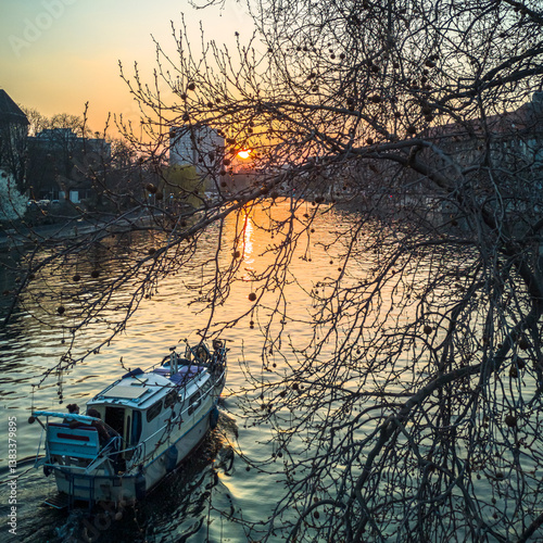 winter landscape in berlin
