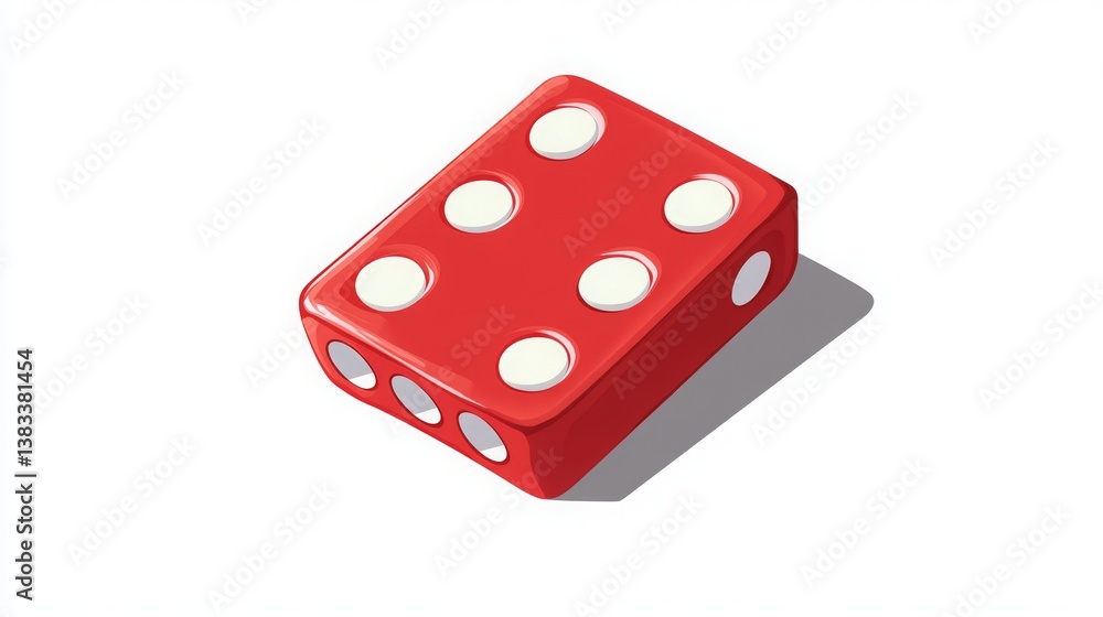Simple domino icon on a white background. Vector stock illustration. Simple domino icon on a white background. Vector stock illustration.