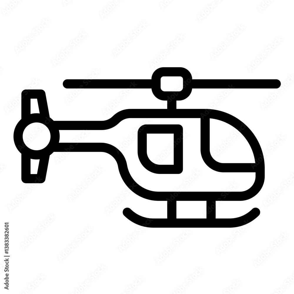 Firefighter Helicopter Icon Firefighter Helicopter Icon