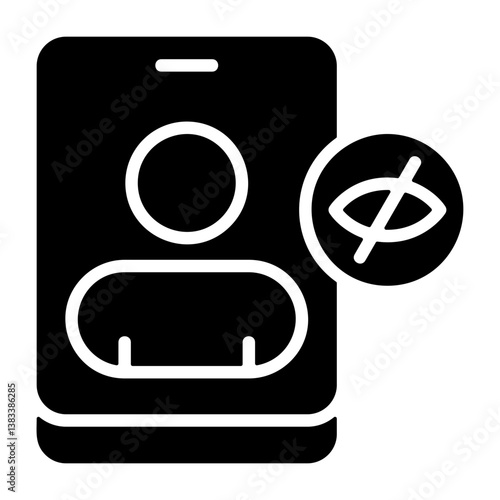 Hide Contact Icon