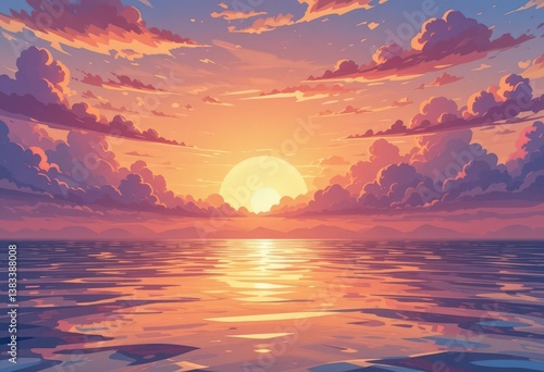  Animated Adventure Whimsical Sky and Cartoon Reflection