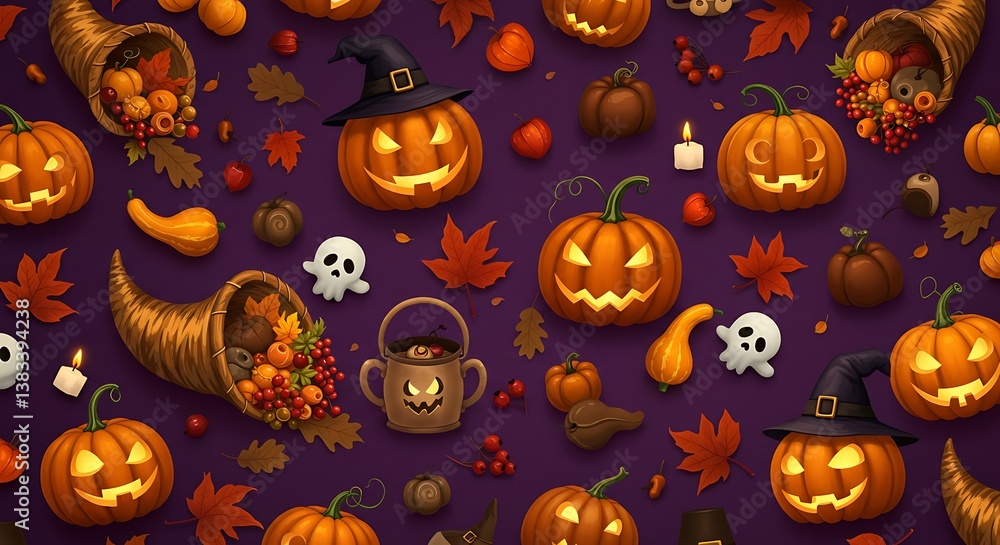 Autumn's Glowing Grin AI Generated Autumn's Glowing Grin AI Generated