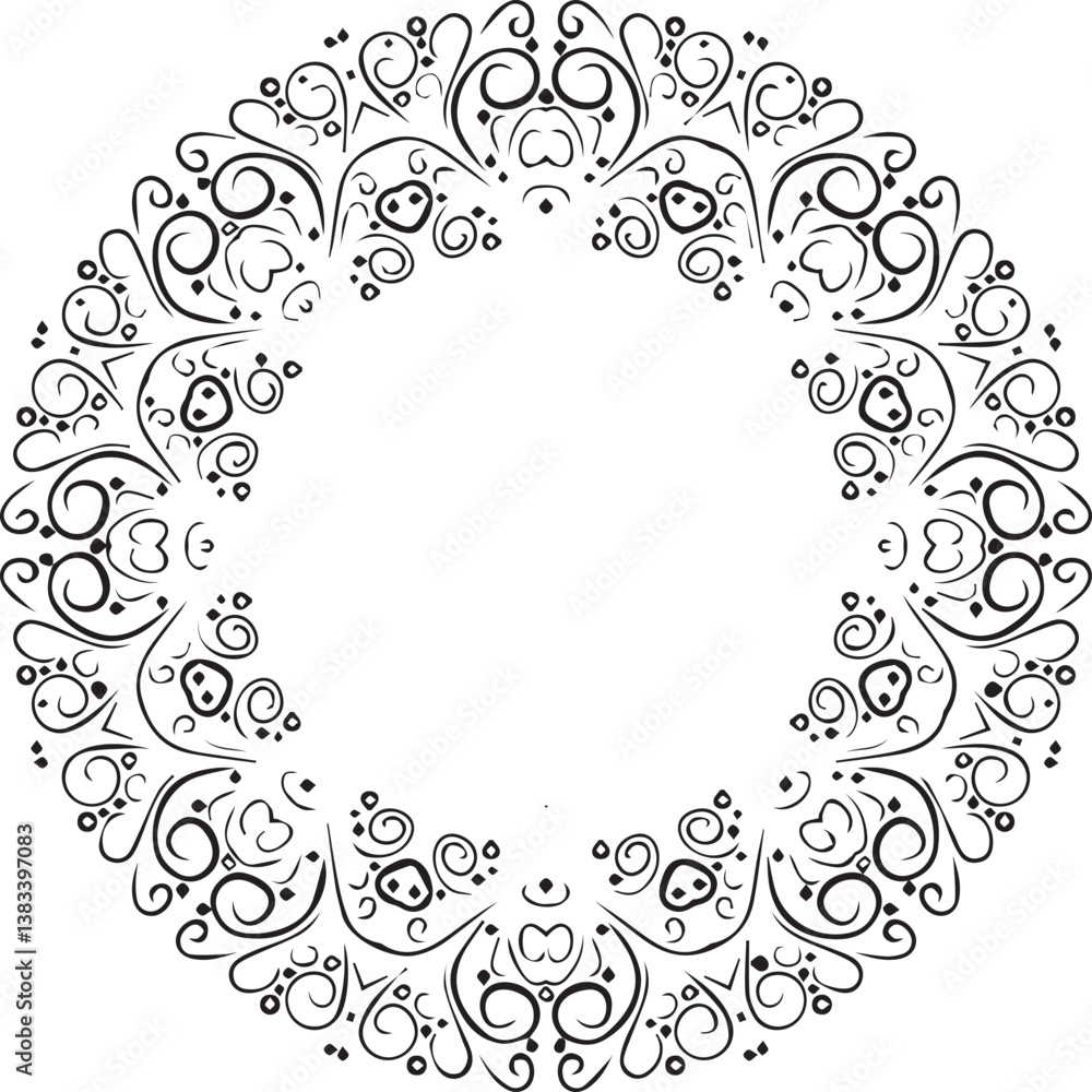 Beautiful flower art and mandala vector design Beautiful flower art and mandala vector design