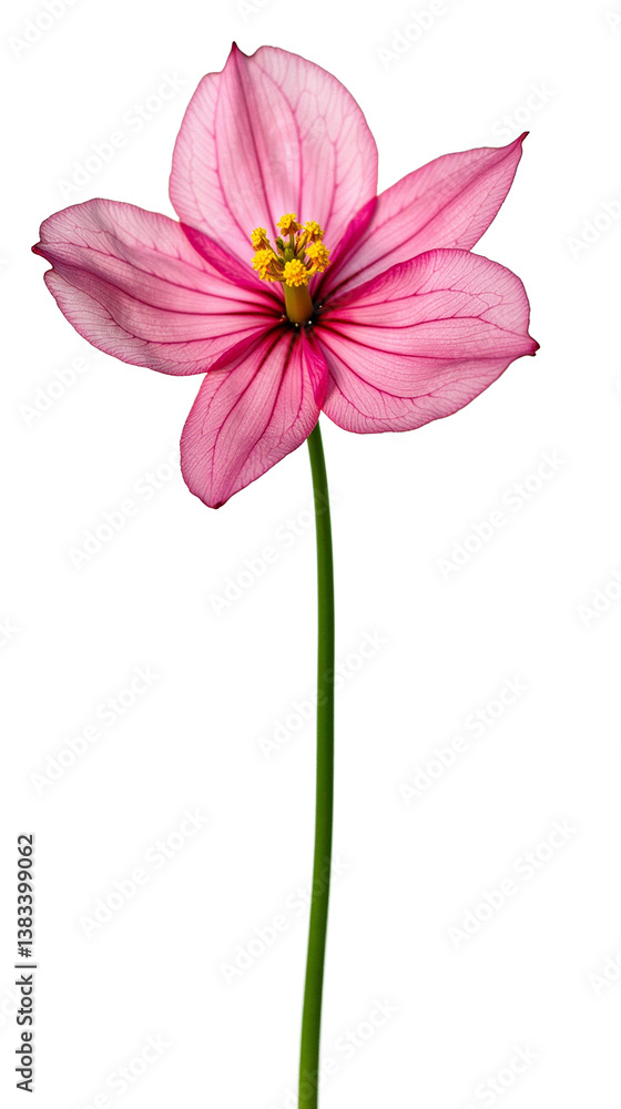 Obraz premium Close-up of a bunch of small flowers - Transparent background