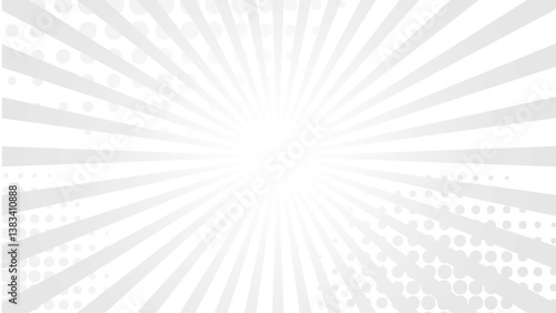 Sun ray retro background vector burst light. 