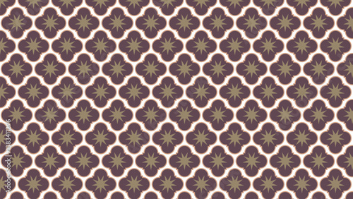 Wallpaper Mural Elegant Seamless Moroccan Tile Pattern with Geometric Floral Elements – Vintage-Inspired Ornamental Design for Interior Decor, Wallpaper, Fabric, and Digital Art Torontodigital.ca