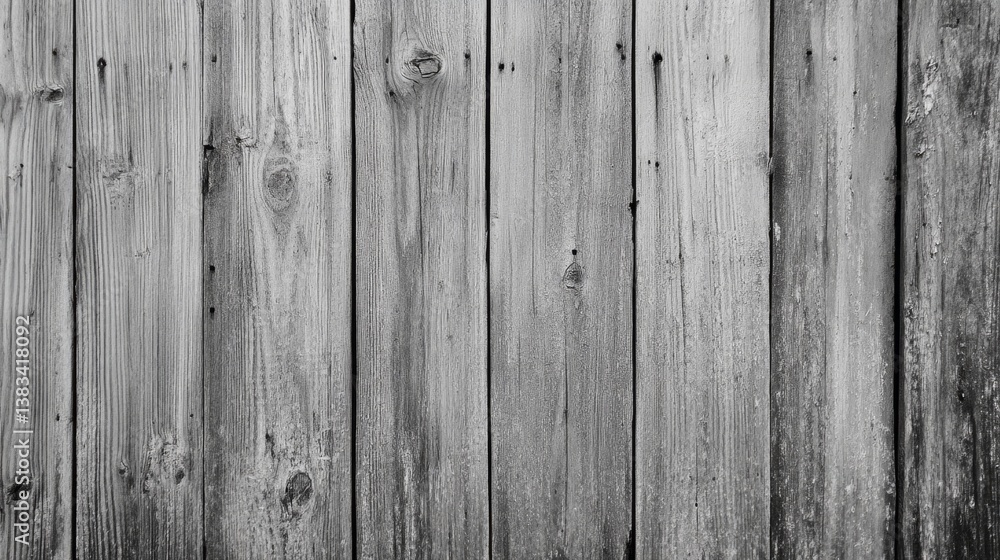 Old barn wood planks with visible grain texture running horizontally, vintage rustic style. generative ai Old barn wood planks with visible grain texture running horizontally, vintage rustic style. generative ai