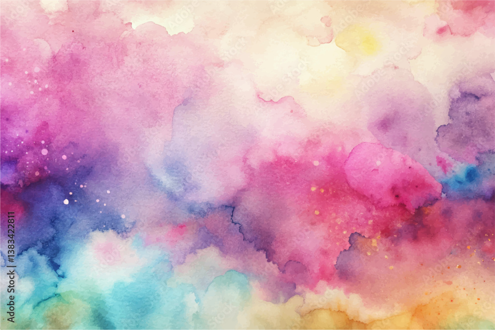 Fototapeta premium Watercolor Texture Background for Artistic and Creative Projects Vector art