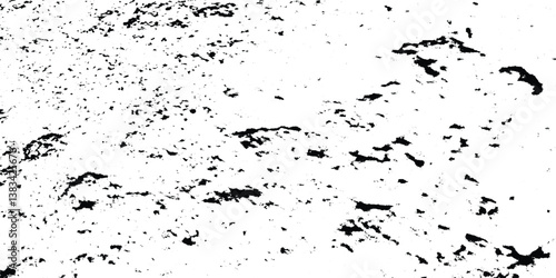 Abstract dust grunge concrete wall dark weathered overly pattern black and white rough vintage distress background.