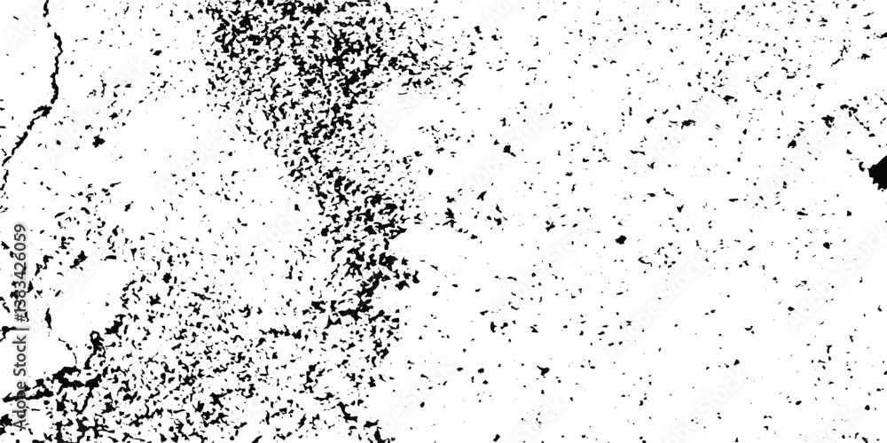 Obraz premium Abstract texture old damage dust particle dirty grainy on white background overlay vector textures.