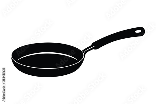 frying pan isolated on white