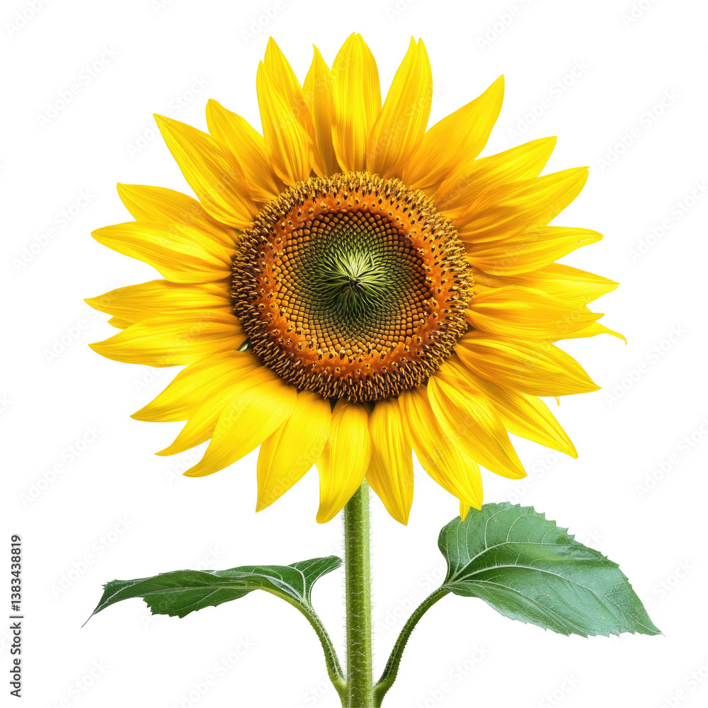 Sunflower Bloom Image on transparent background Sunflower Bloom Image on transparent background