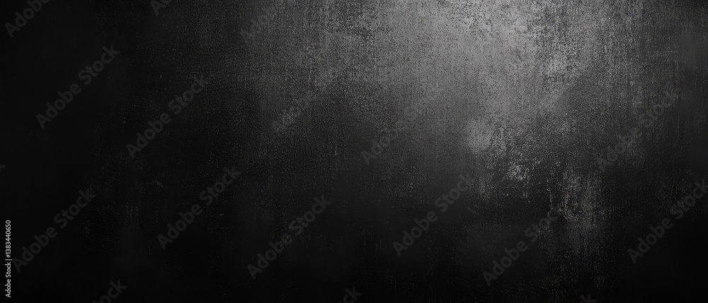 Obraz premium A black and white photo of a dark room with a lot of dust