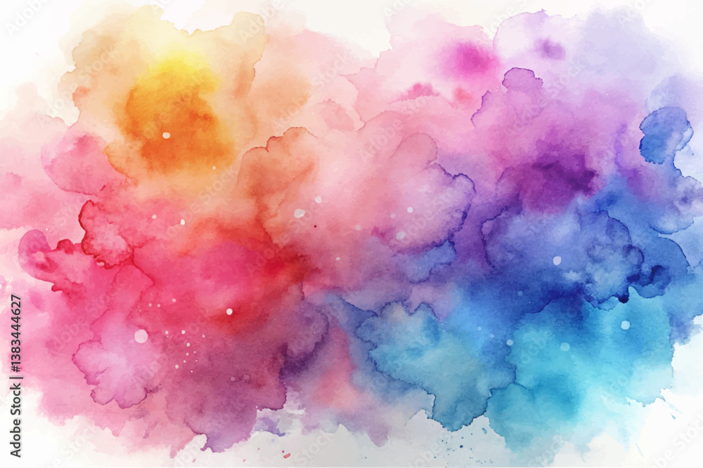 Fototapeta premium Watercolor Texture Background for Artistic and Creative Projects Vector art