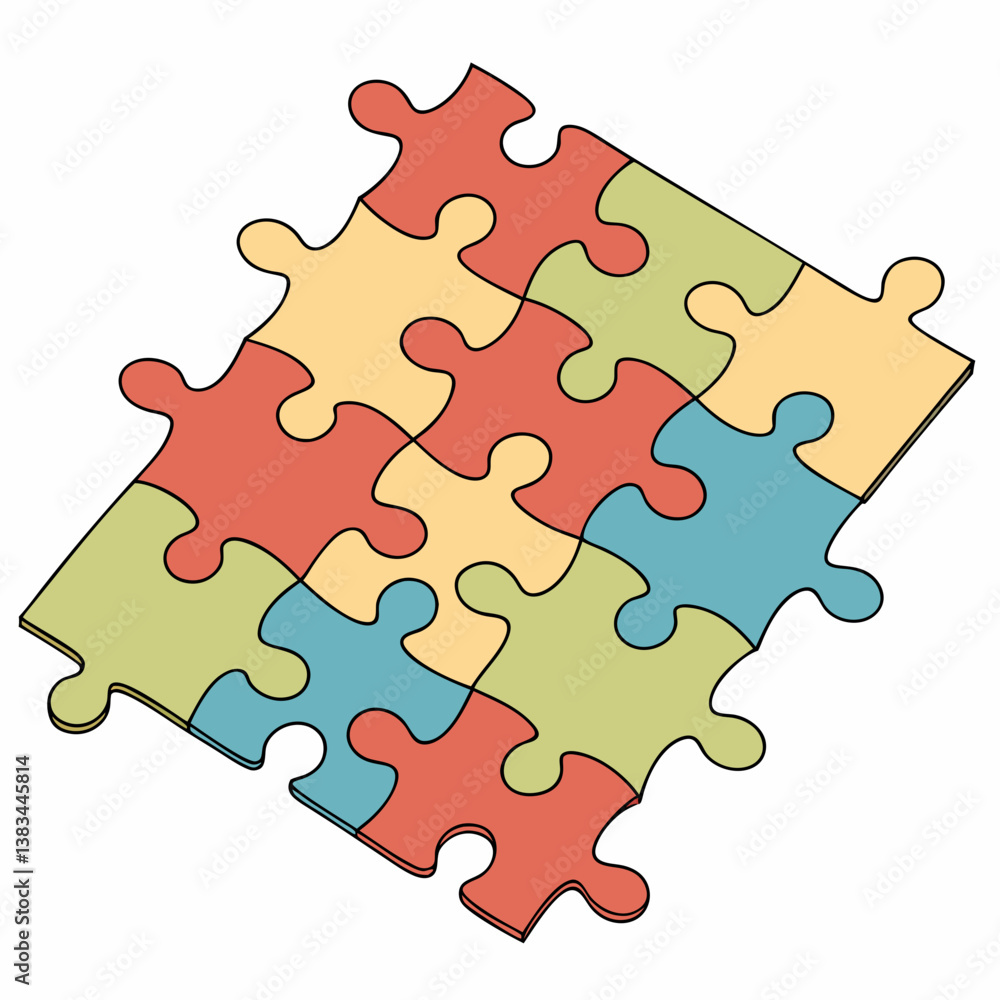 red puzzle piece red puzzle piece