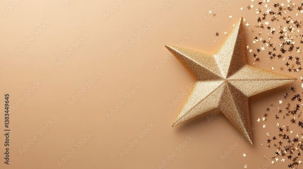 Elegant golden star winner celebration festive event luxurious atmosphere eye-level view sparkling inspiration Elegant golden star winner celebration festive event luxurious atmosphere eye-level view sparkling inspiration