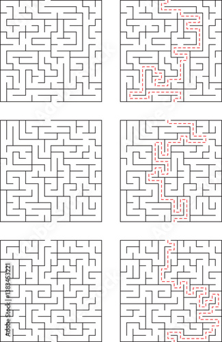Complex Maze Puzzles Solutions Shown StepbyStep Visual Guide