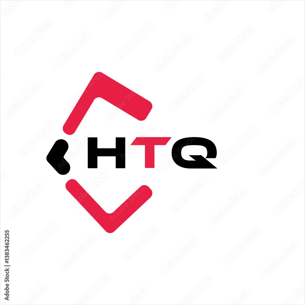 HTQ creative minimalist letter logo. HTQ unique vector initials alphabet letter logo design HTQ creative minimalist letter logo. HTQ unique vector initials alphabet letter logo design