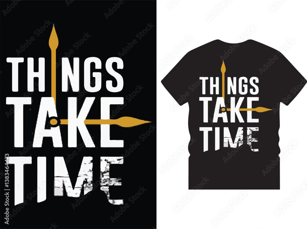 Fototapeta premium Print ,T-Shirt Design Vector, Typography Minimalist T-shirt Design, Hard work is the key to success motivational typography quote T-shirt design. Unique and trendy T-shirt design