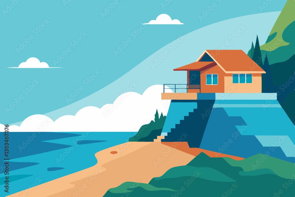 house on the beach