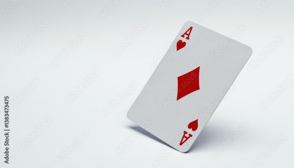 Close-up of a flipped playing card against a white backdrop , clubs, card Close-up of a flipped playing card against a white backdrop , clubs, card