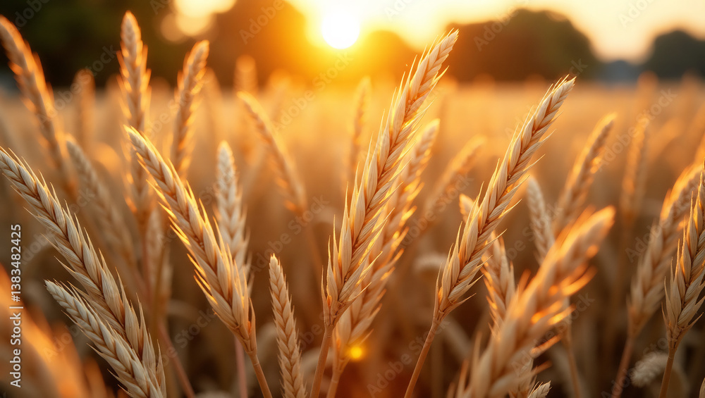 Fototapeta premium Golden Hour Seamless Raffia Texture Warm Natural Light Background