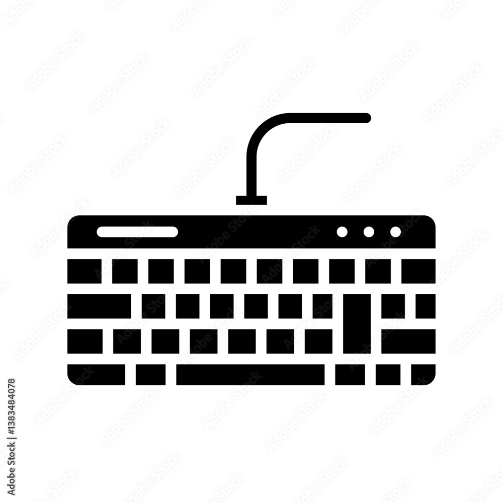 Keyboard Icon Vector Element Keyboard Icon Vector Element