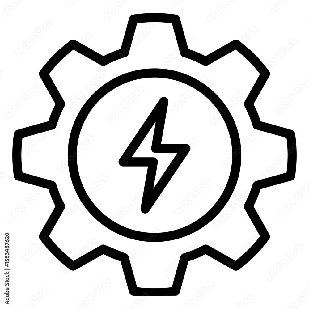 Energy Responsibility vector icon illustration concept Energy Responsibility vector icon illustration concept